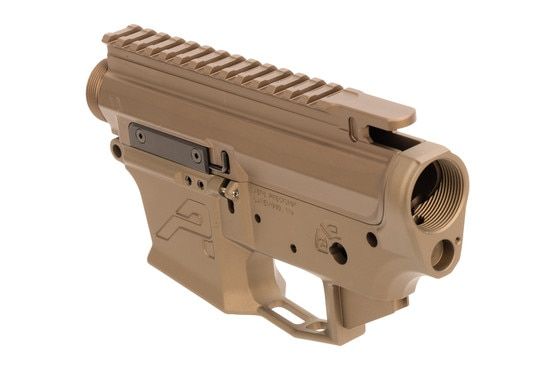 Aero EPC 9 pistol caliber carbine receiver set in brown anodized finish